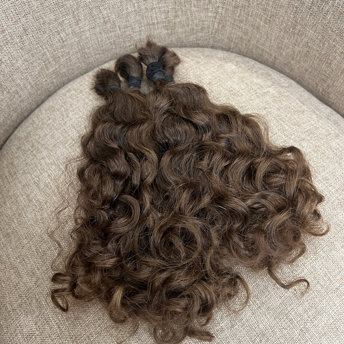Raw Curly Single Donor Hair