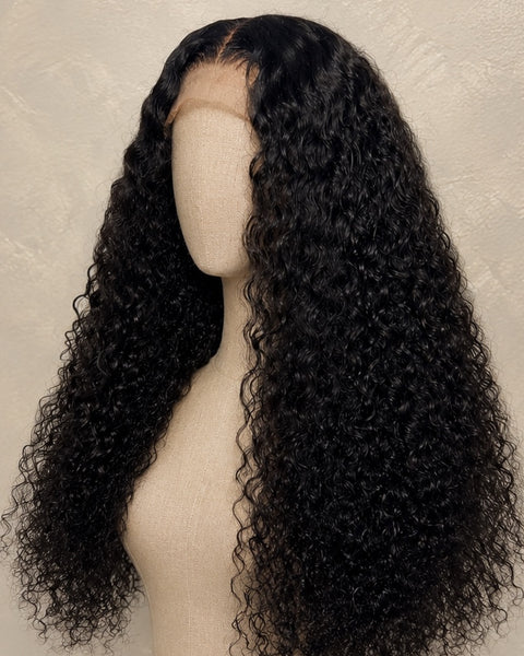 Custom Natural Curly 5x5 Closure Wig