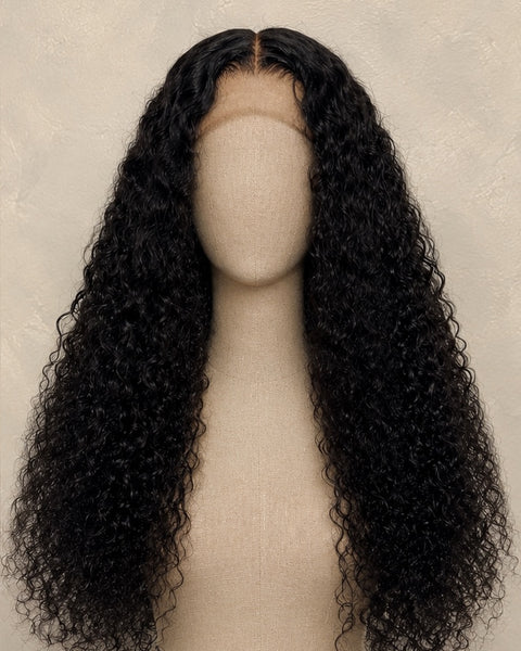 Custom Natural Curly 5x5 Closure Wig