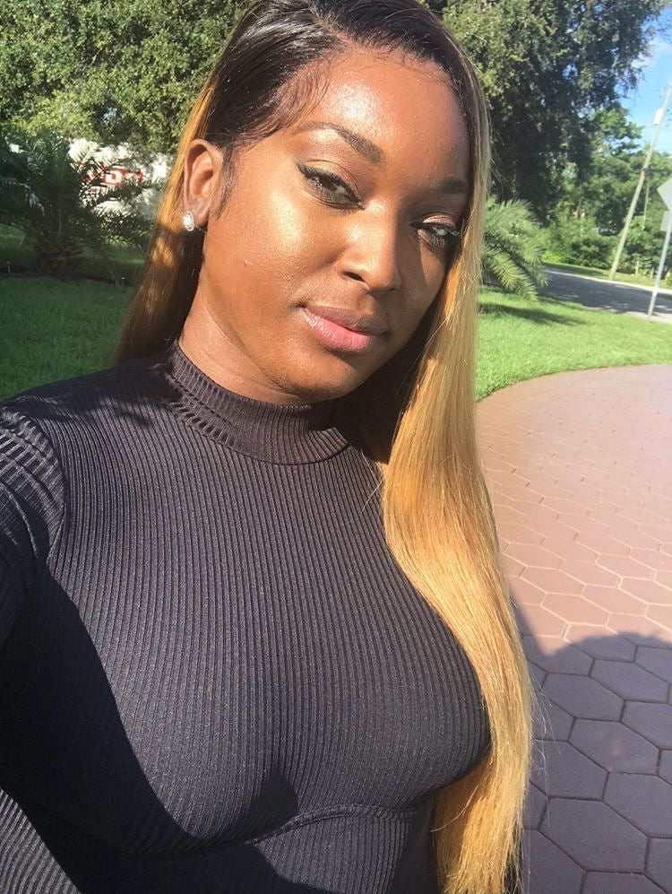 24” Glueless  Custom Frontal Wig