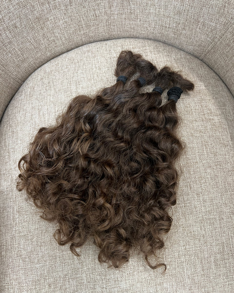 Raw Curly Single Donor Hair