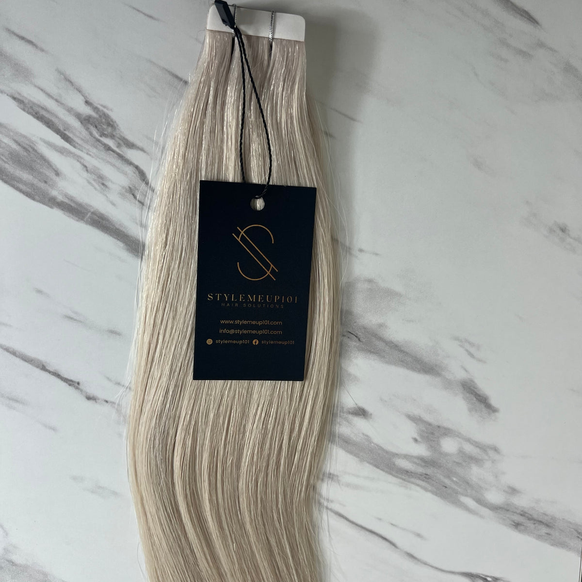 #60A Ash Blonde Standard Tape Ins (50 grams)