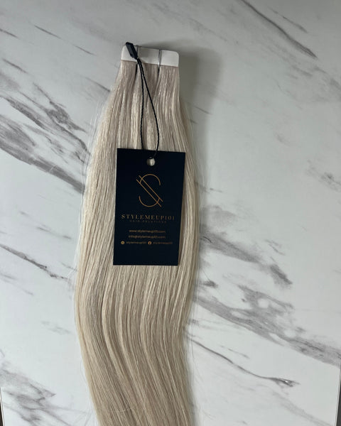 #60A Ash Blonde Standard Tape Ins (50 grams)