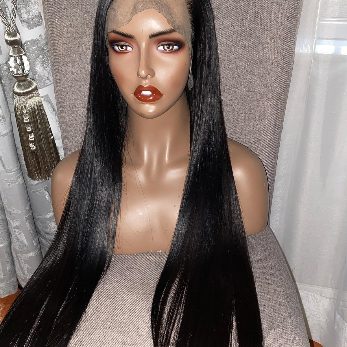 30” Custom Frontal Wig (Side Part)