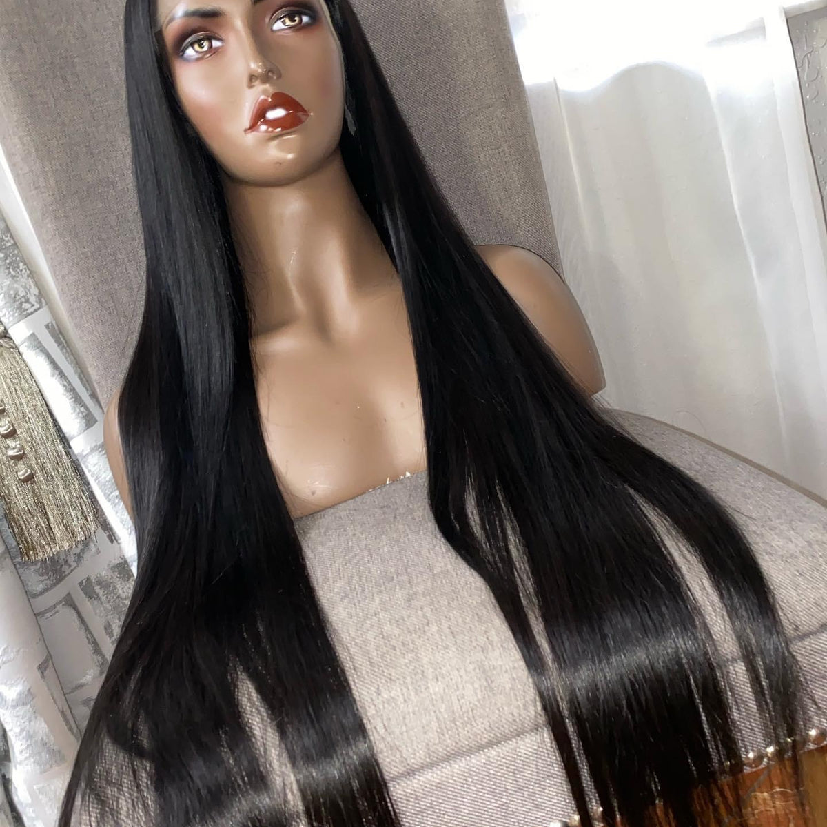 30” Custom Frontal Wig (Side Part)