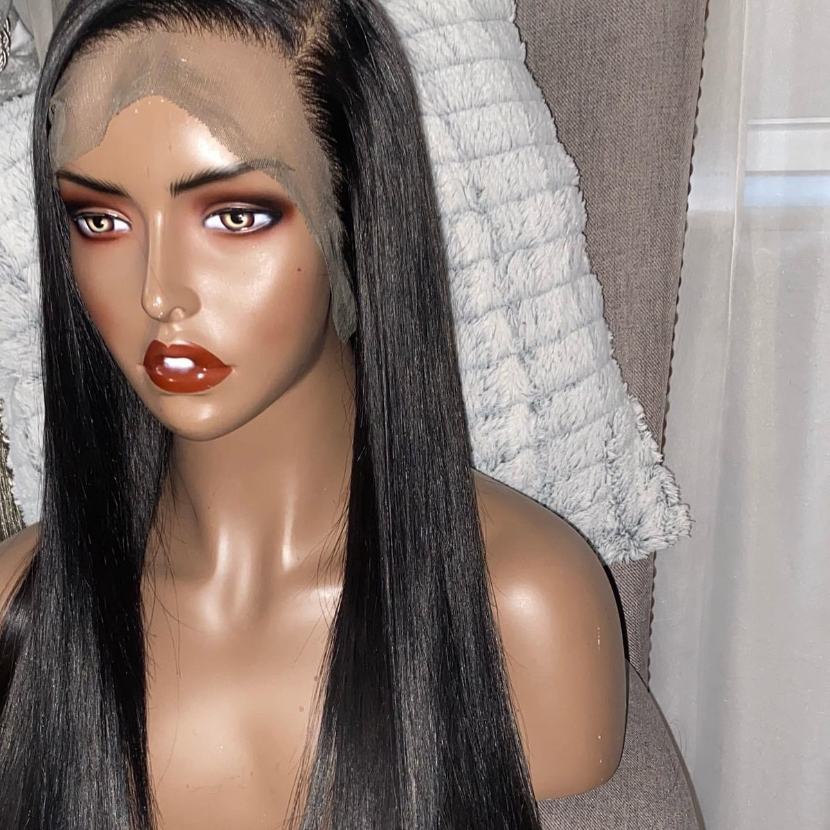 30” Custom Frontal Wig (Side Part)