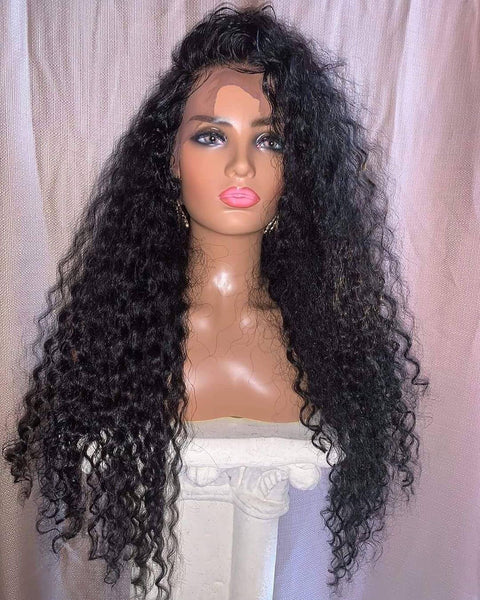 24” Free Part Deep Wave Full Lace Wig (200% Density)